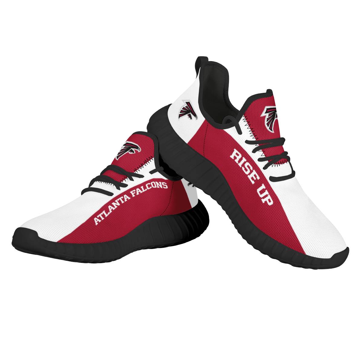 Women's Atlanta Falcons Mesh Knit Sneakers/Shoes 011